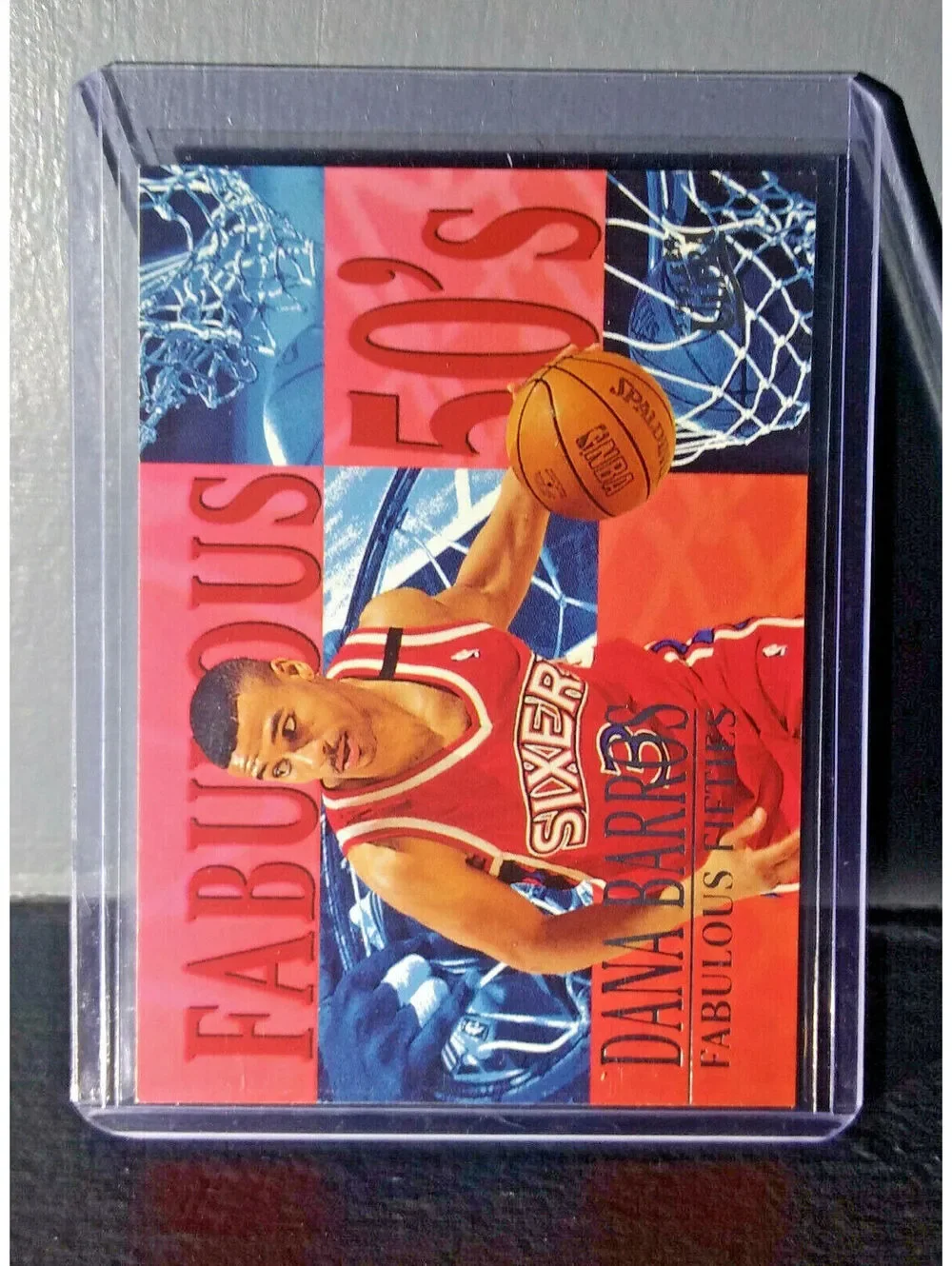 1995-96 Dana Barros Fleer Ultra Fabulous Fifties #1 Basketball Card